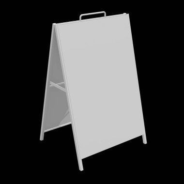 Sandviç kurulu. Boş menü açık görüntü kırpma yoluyla