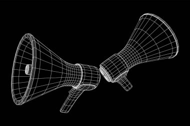 Sesi yükseltmek için megafon ya da megafon