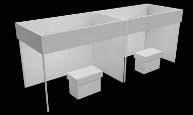 Ticaret göster Booth kutusunu