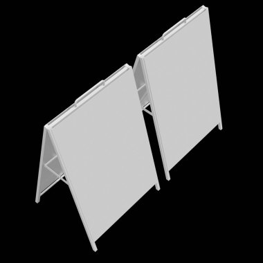 Sandviç kurulu. Boş menü açık görüntü kırpma yoluyla