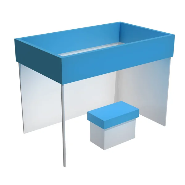 Trade Show Booth Box — Stock Photo, Image