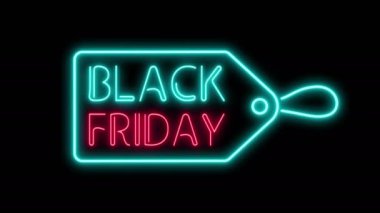 Kara Cuma ve Neon Işık Etiketi