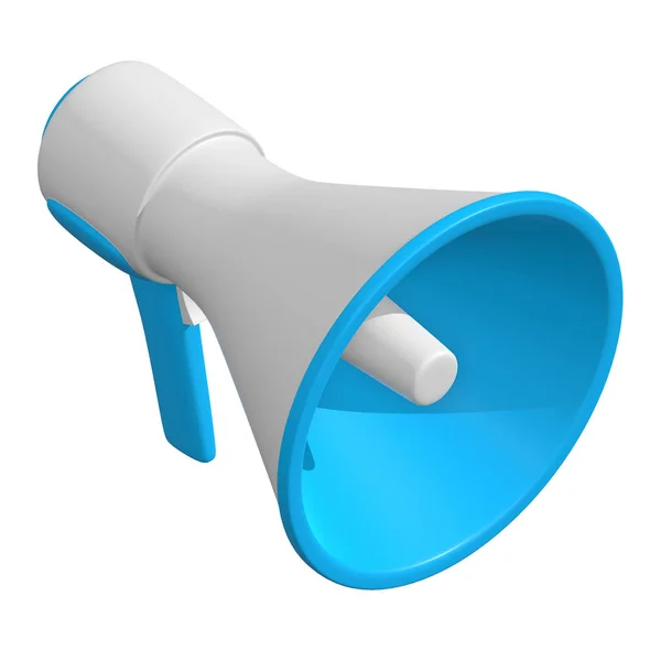 Megaphone or bullhorn for amplifying voice — Stock Photo, Image