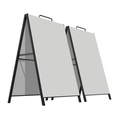 Sandviç kurulu. Boş menü açık görüntü kırpma yoluyla