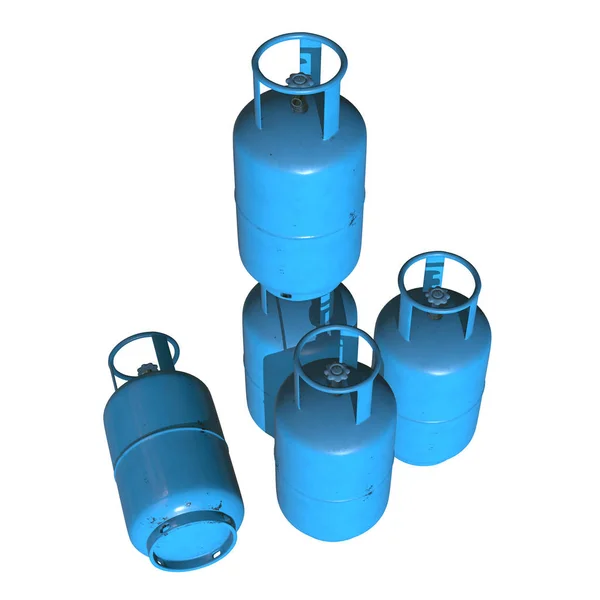 Gas cylinder lpg tank gas-bottle — Stock Photo, Image