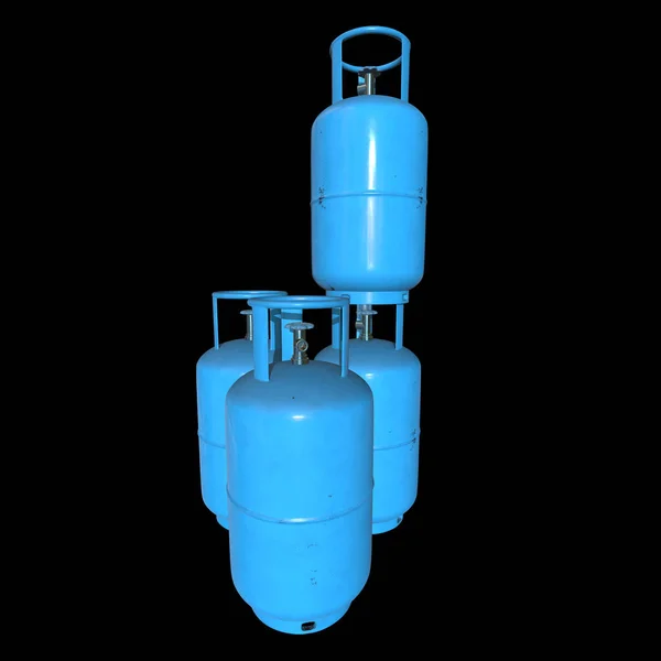 Bouteille de gaz bouteille de gaz de réservoir de GPL — Photo