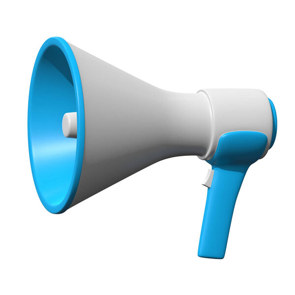 Megaphone or bullhorn for amplifying voice