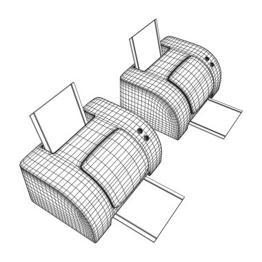 Yazıcı veya faks nesnesi.