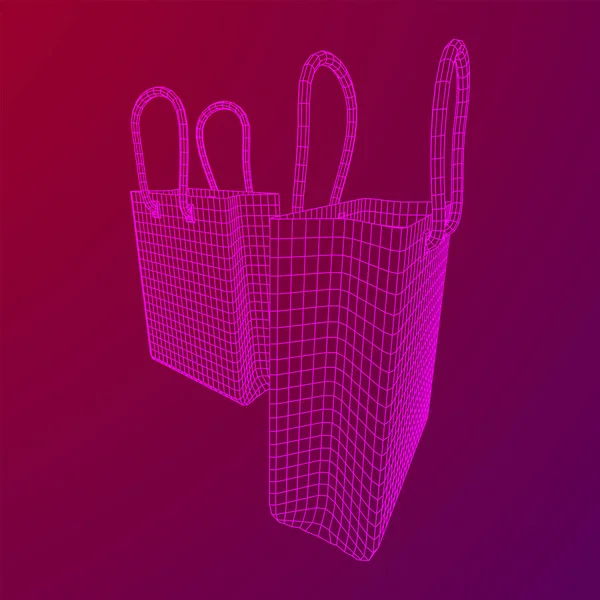 Bolsa de compra vacía . — Vector de stock