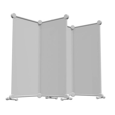 Afiş standları olarak boş topla