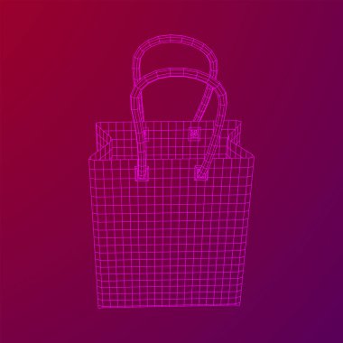 Boş alışveriş çantası.
