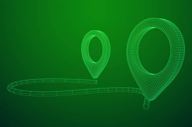 Seyahat İçin Konum Pin Simgeleri