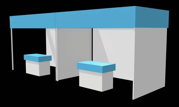 Trade Show Booth Box — Stock Photo, Image