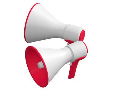 Sesi yükseltmek için megafon ya da megafon