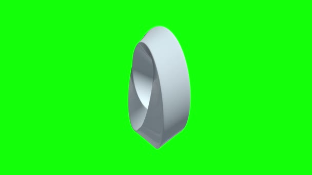 Сакральная геометрия кольца Мёбиуса — стоковое видео
