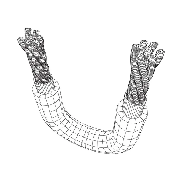 Câblage électrique — Image vectorielle