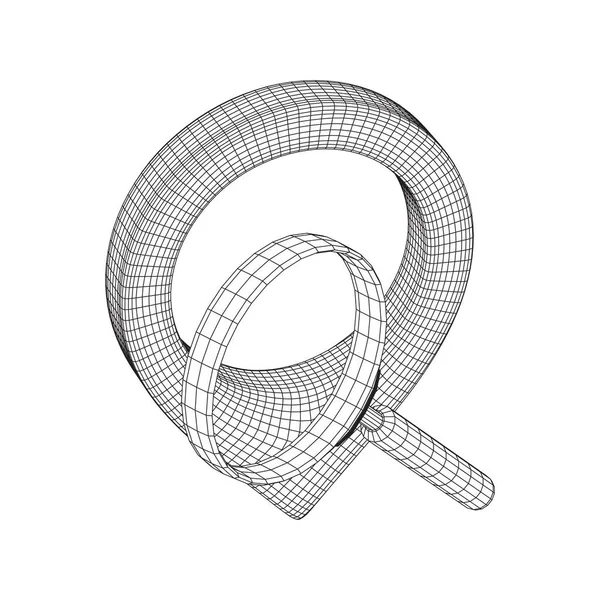 Emplacement pin géo marque icône — Image vectorielle