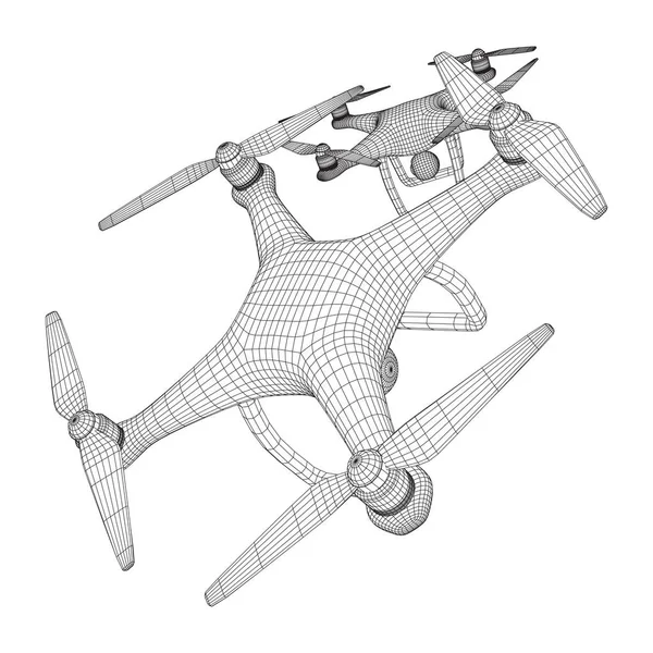 Télécommande drone d'air — Image vectorielle