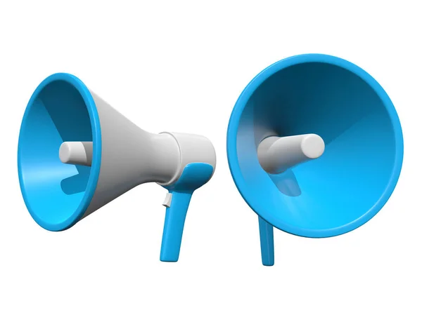 Megafoon of megafoon voor het versterken van de stem — Stockfoto