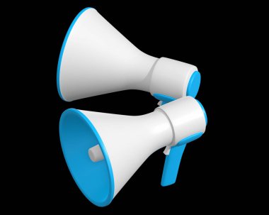 Sesi yükseltmek için megafon ya da megafon