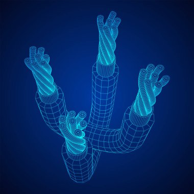 Elektrik kablo tel kafes