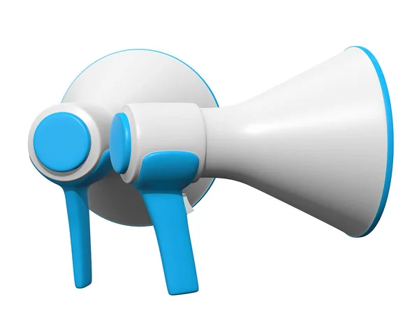 Megaphone or bullhorn for amplifying voice — Stock Photo, Image