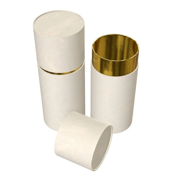 Kraft paper cardboard tube package