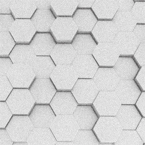 Hexagons honeycomb background abstract science design — Stock Vector
