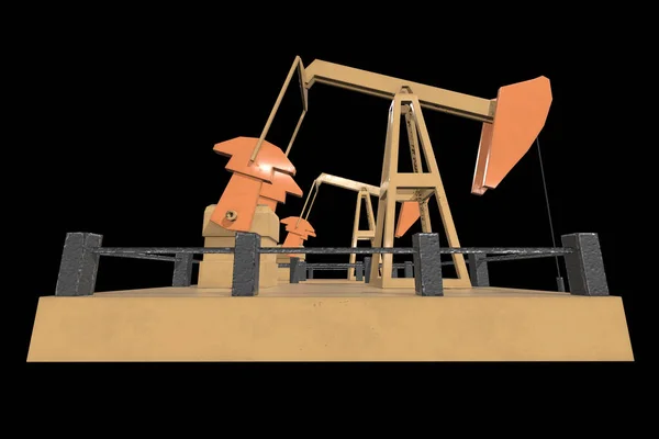Appareil de forage de puits de pétrole jack 3d — Photo