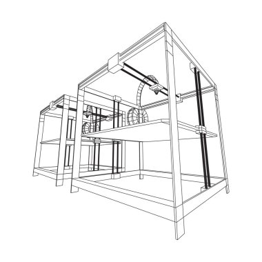 3D yazıcı tel kafes