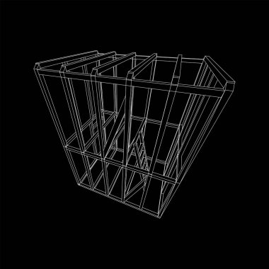 Tel çerçeve çerçeveleme evi