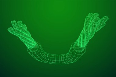 Elektrik kablo tel kafes