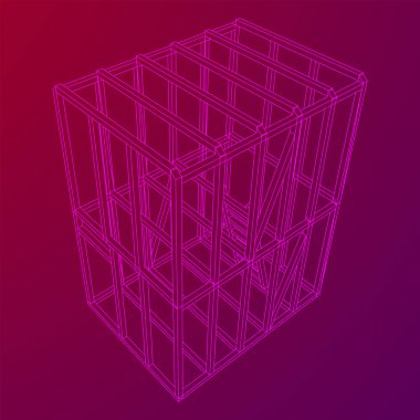 Tel çerçeve çerçeveleme evi