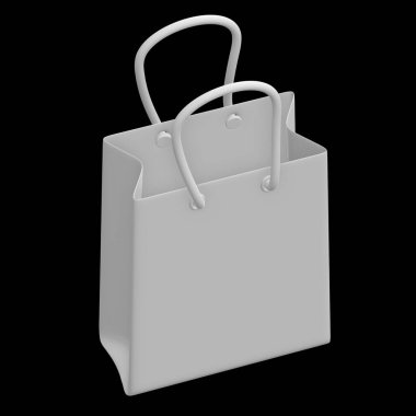 Boş alışveriş çantası.