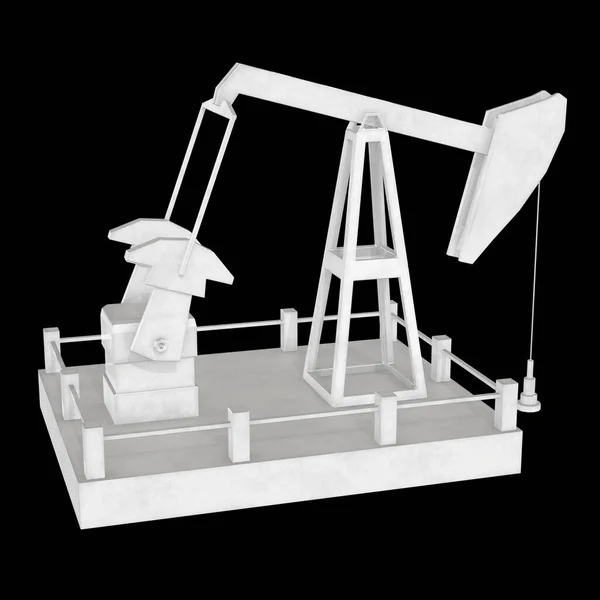 Appareil de forage de puits de pétrole jack 3d — Photo