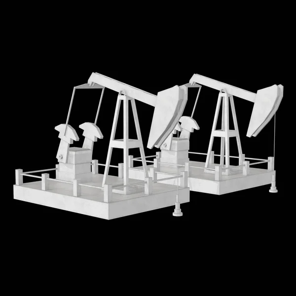 Pozzo petrolifero jack 3d — Foto Stock