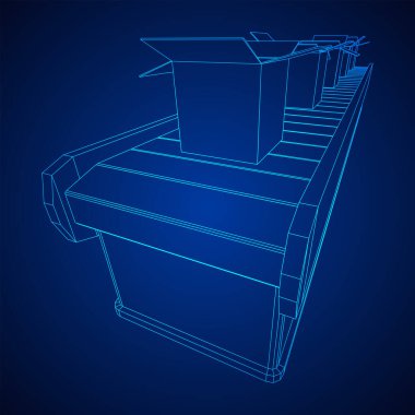 Kutuları açık olan taşıyıcı bant bölümü