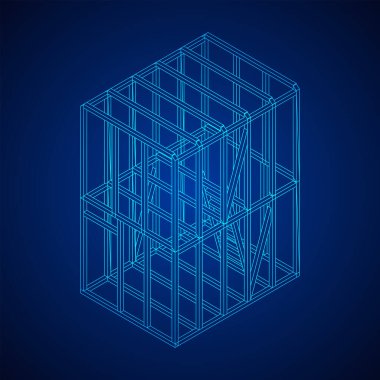 Tel çerçeve çerçeveleme evi