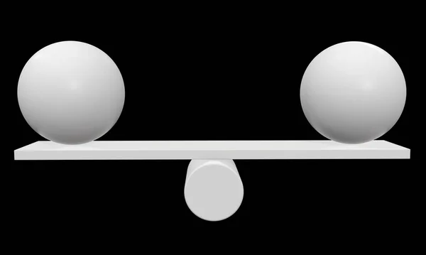 Balance à bascule simple rendu 3d — Photo