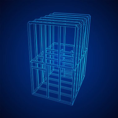 Tel çerçeve çerçeveleme evi