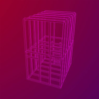 Tel çerçeve çerçeveleme evi