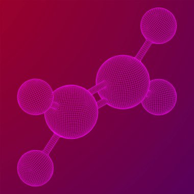 Etilen etilen molekülü.