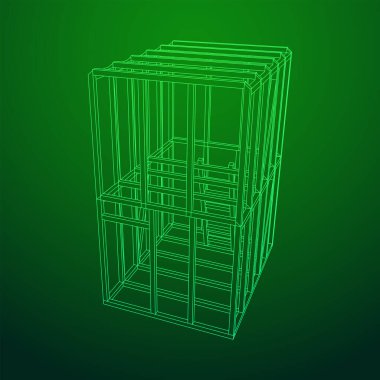 Tel çerçeve çerçeveleme evi