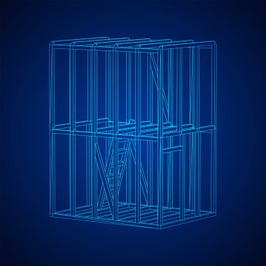 Tel çerçeve çerçeveleme evi