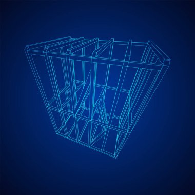 Tel çerçeve çerçeveleme evi