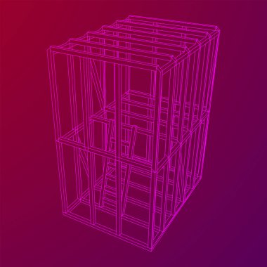 Tel çerçeve çerçeveleme evi