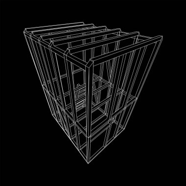 Tel çerçeve çerçeveleme evi