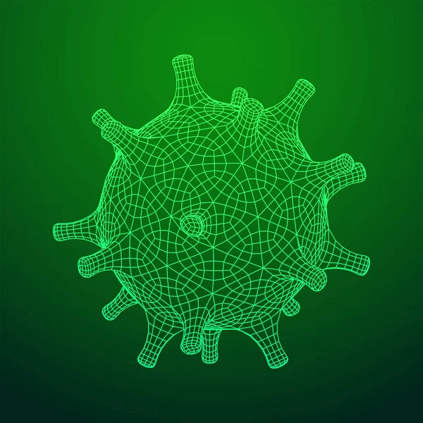 Coronavirus virüsü Corona virüsü. Salgına neden olan Covid virüsü
