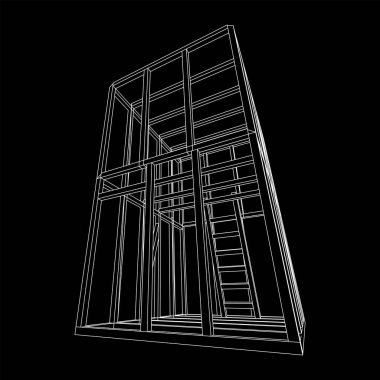 Tel çerçeve çerçeveleme evi