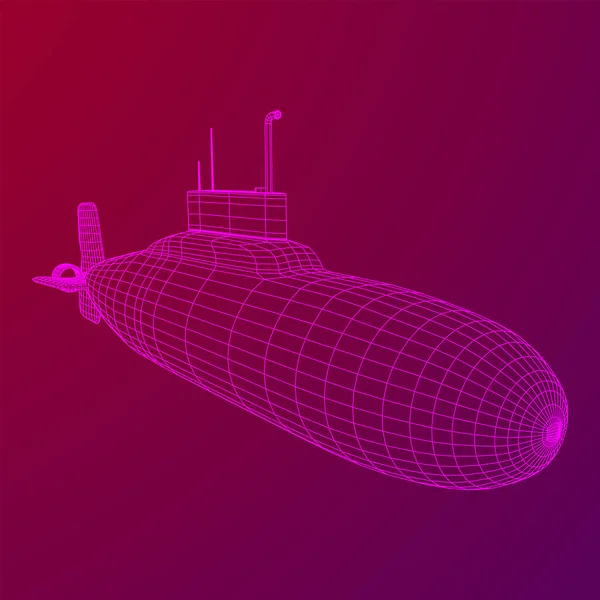 Στρατιωτικό υποβρύχιο διάνυσμα — Διανυσματικό Αρχείο
